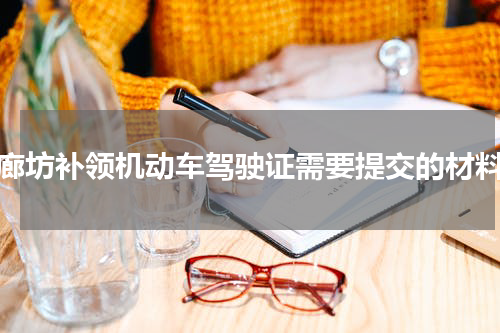 廊坊补领机动车驾驶证需要提交的材料