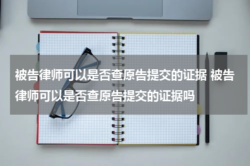 被告律师可以是否查原告提交的证据 被告律师可以是否查原告提交的证据吗