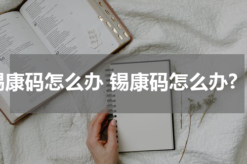 锡康码怎么办 锡康码怎么办?