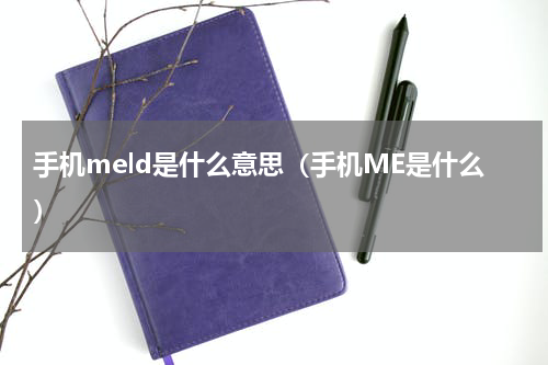 手机meld是什么意思（手机ME是什么）