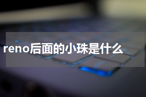 reno后面的小珠是什么