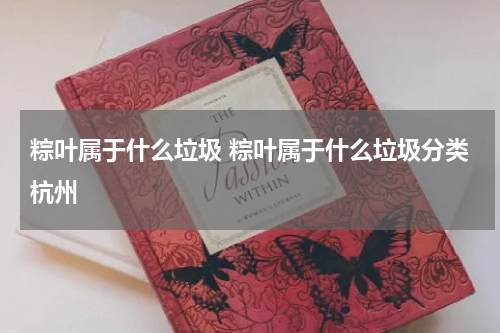 粽叶属于什么垃圾 粽叶属于什么垃圾分类杭州