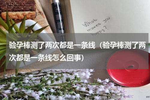 验孕棒测了两次都是一条线（验孕棒测了两次都是一条线怎么回事）