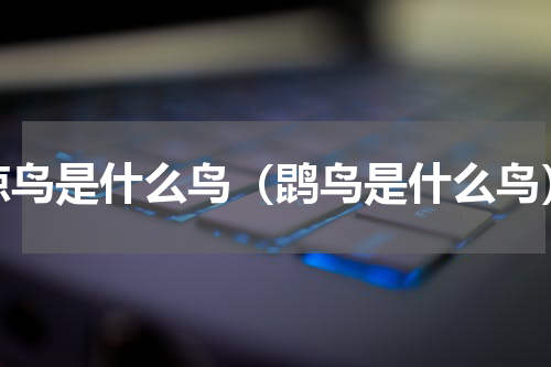 椋鸟是什么鸟（鹍鸟是什么鸟）