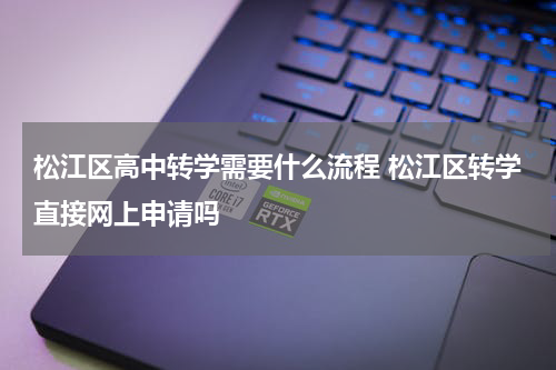 松江区高中转学需要什么流程 松江区转学直接网上申请吗