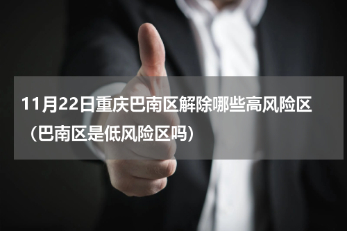 11月22日重庆巴南区解除哪些高风险区（巴南区是低风险区吗）