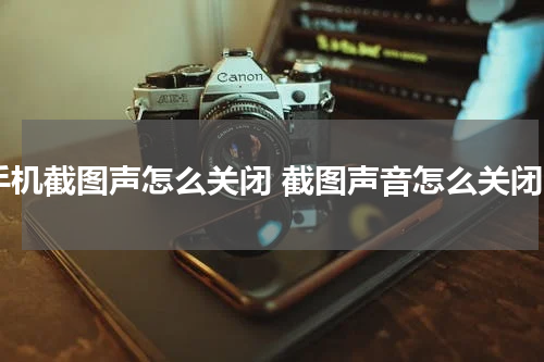手机截图声怎么关闭 截图声音怎么关闭