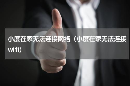 小度在家无法连接网络（小度在家无法连接wifi）