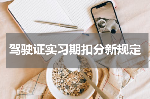 驾驶证实习期扣分新规定