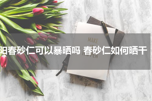 阳春砂仁可以暴晒吗 春砂仁如何晒干