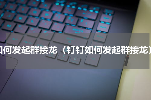 如何发起群接龙（钉钉如何发起群接龙）